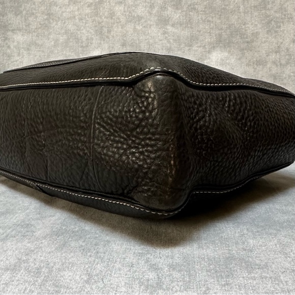 COACH Chelsea Pebbled Black Leather Tote - Picture 7 of 14